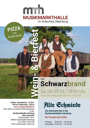 Tickets für Schwarzbrand am 06.09.2025 - Karten kaufen